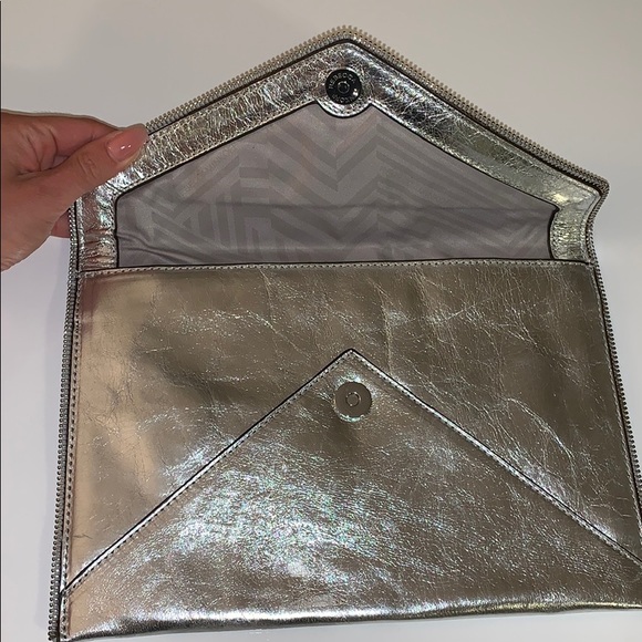 Rebecca Minkoff Silver Clutch - Picture 2 of 5